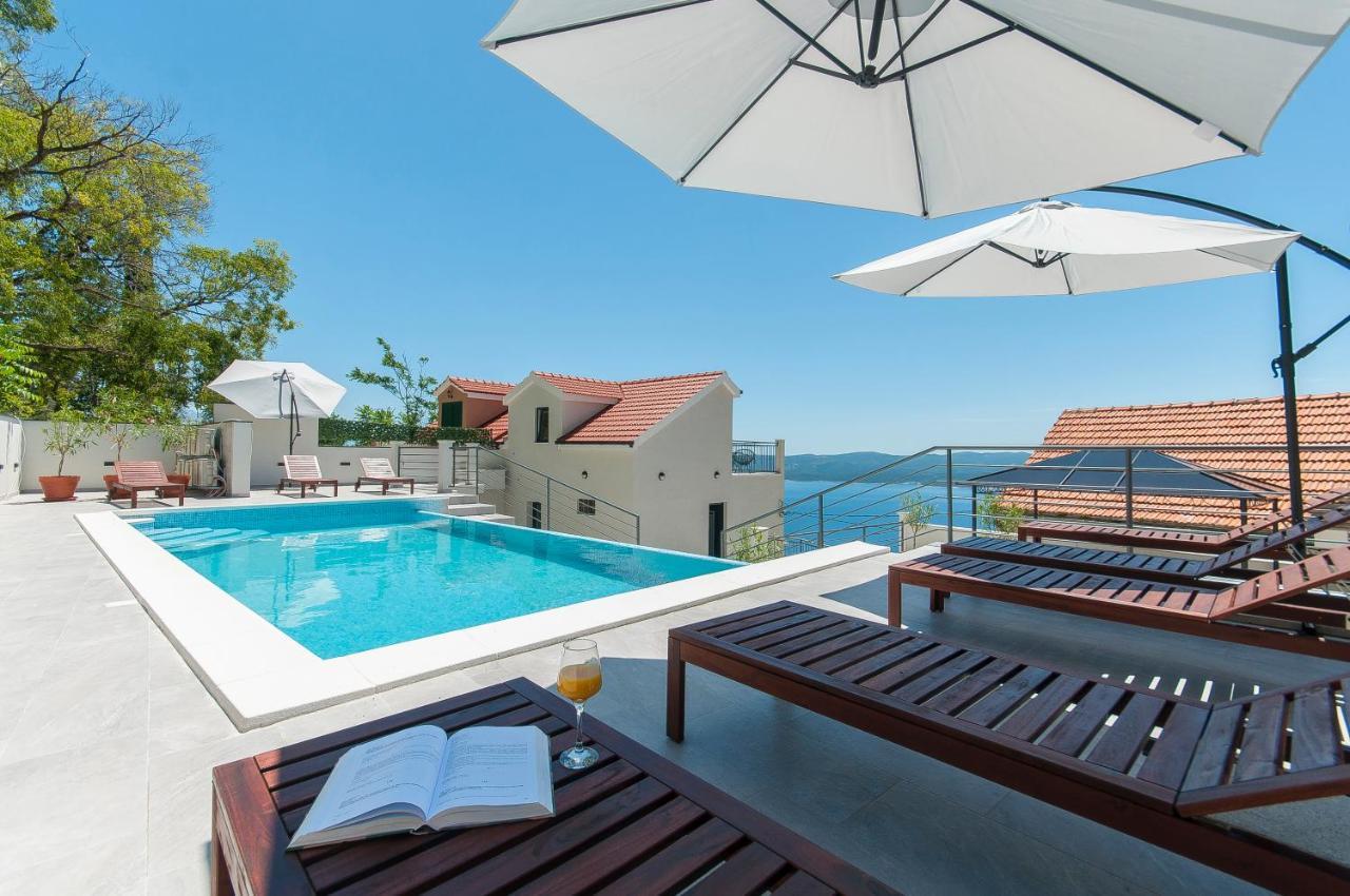 Xxl Villa Vista - Heated Pool Lokva Rogoznica Luaran gambar